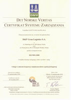 DET NORSKE VERITAS ISO 9001